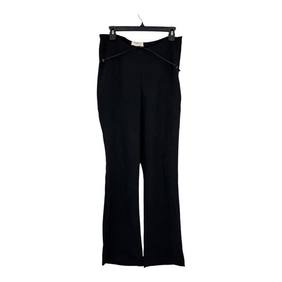House of CB pants Layla black v front trousers size L+( 14 16)